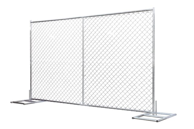 6ft x 10ft temporary chain link fence