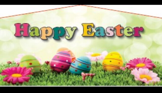 happy easter 2 panel