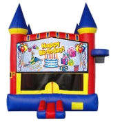 Happy Birthday (blue pan)Castle Mod w/ Hoop