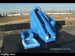 Corkscrew Water Slide