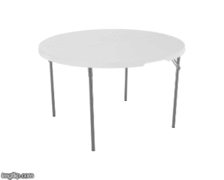 5ft Plastic Round Table