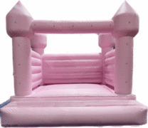 Light Pink Wedding Bounce House