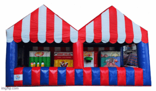 4 Game Inflatable Carnival Booth
Style Two
