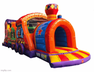 Animal Train Obstacle Course/Combo Unit