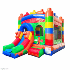 Lego Jump w/ Slide and hoop