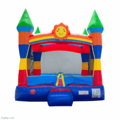 Smiley Face Castle Jump