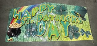 happy st Patrick's day panel