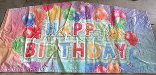Happy Birthday Balloon 1 Panel