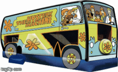 Scooby Doo's Mystery Machine Wet