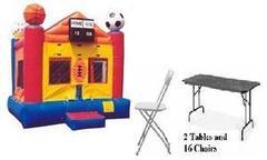 Sports Jump Fun Combo 6 w/ 2 tables and 16 chairs