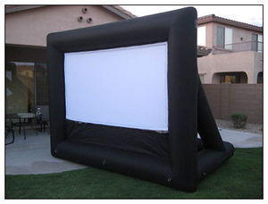 Movie Screen with Projector