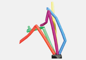 Multi Color Streamers 9 foot tall