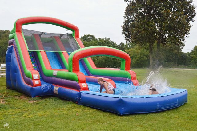 15ft Double Lane Water Slide