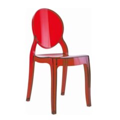 Kids Ghost Chair Red