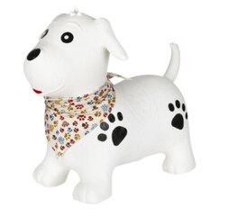 White Dog Animal hopper
