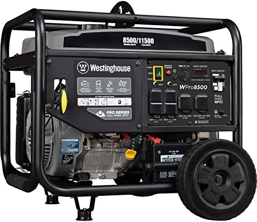 Westinghouse WPro8500 Super Duty Industrial Portable Generator -