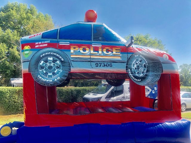 Police Car Bounce House