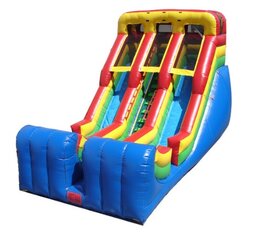 22' Dual Lane Dry Slide