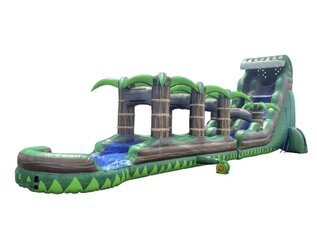 22' Emerald Crush Water Slide with 30' Slip n slide