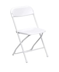 White Plastic Folding Chairs
