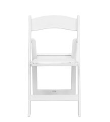 White Resin Folding Chairs