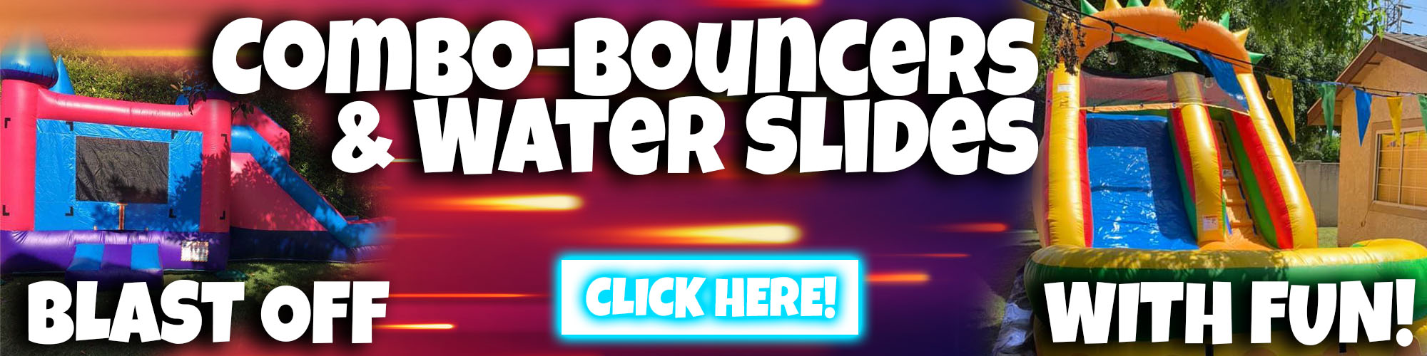 Combo Bouncers and Water Slide Rentals