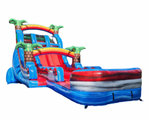 18' Tropical Water Slide