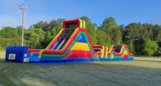 80 Foot obstacle with slide