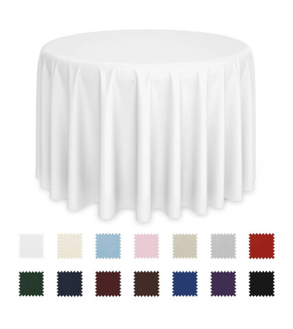 Multi Color Round Linen 90x132