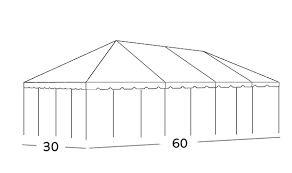 30' x 60' Tent Frame