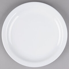 White Dinner Plate 10.5" Round
