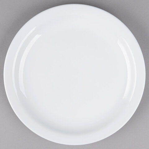 White Dinner Plate 10.5