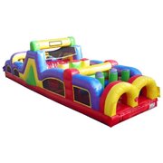 Winter 2024 Special! 40ft Obstacle Course and Inflatable Basketball Game