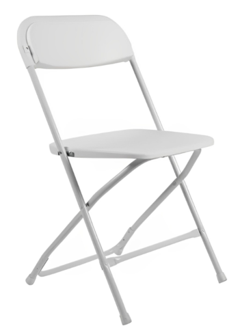 White Folding Chair