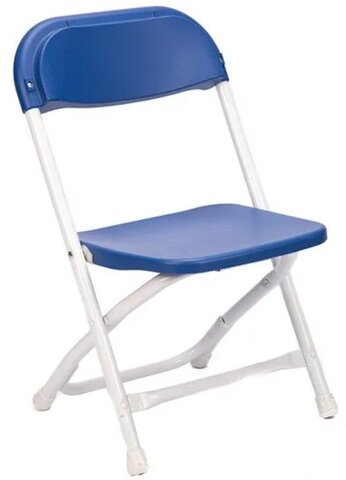 Blue Cihildrens Folding Chair