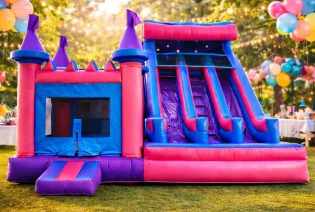 Pink and Purple Happy Castle Combo