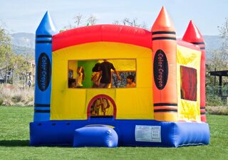 Large Crayon Bounce House