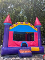 Pink & Purple Bounce House
