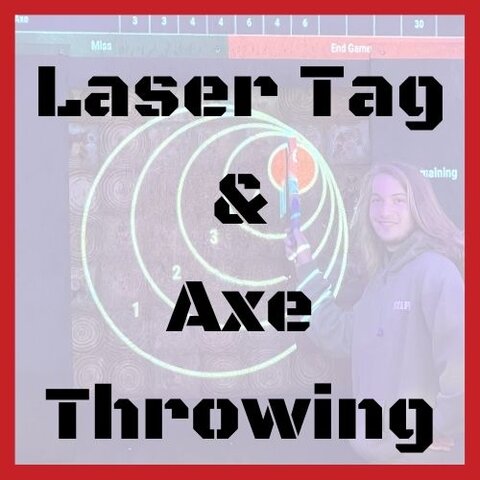 Laser Tag & Axe Throwing Combo