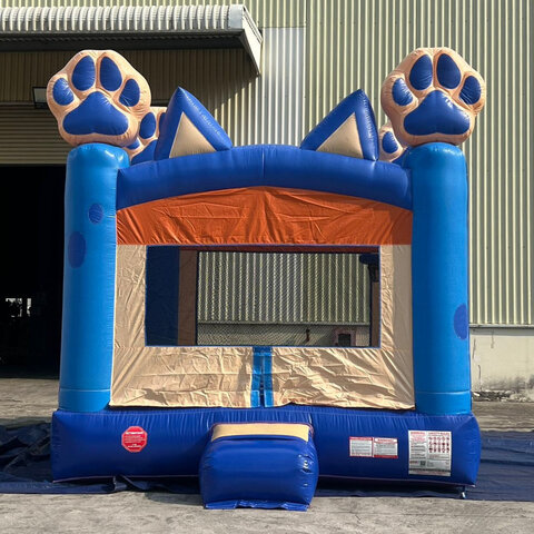 Blue Puppy Bounce House