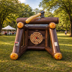 Lumber jack axe throwing