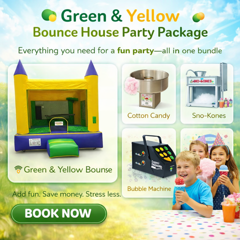 Green and Yellow party package NOT ELIGIBLE FOR ADDITIONAL DISCOUNTS