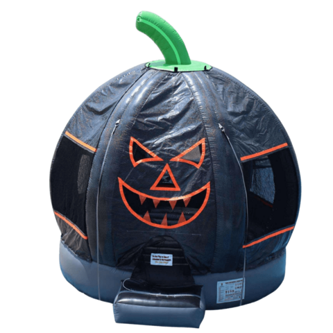 Black Pumpkin Jack O Lantern Bounce House Rental