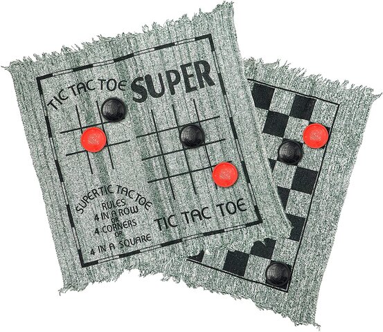 Checkers and Tic Tac Toe smaller game 