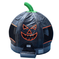 Midnight Sparkle Pumpkin Bounce House