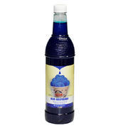 Blue Raspberry Sno Kone Syrup, cups, spoons 25 servings 