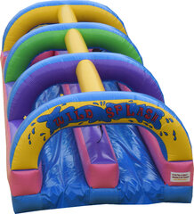 Double lane Wild Splash slip and slide 