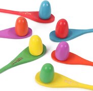 Egg Spoon Race Game Set of 6 
