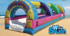 33 foot single lane Wild Splash slip and slide 