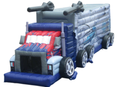 Huge Semi Truck Bouncer  and Obstacle includes generator 